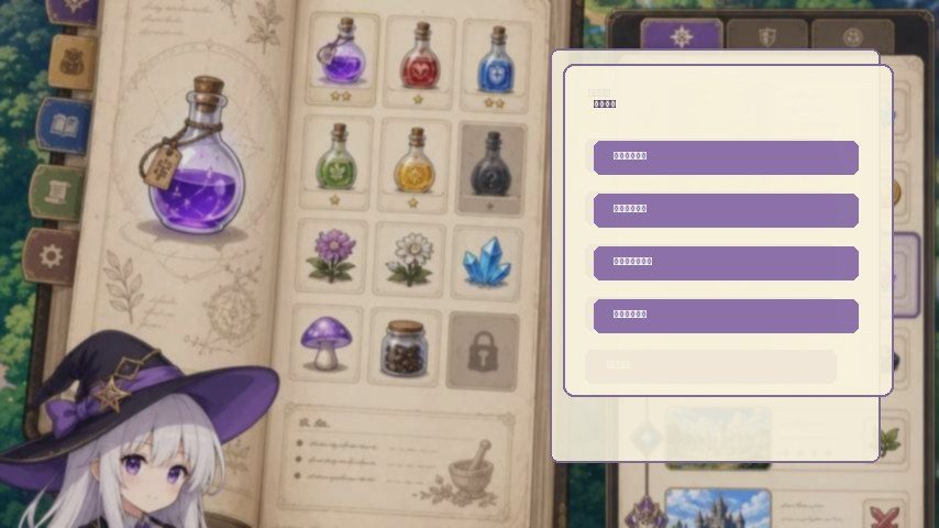 魔女秘药 角色养成 资料图 4